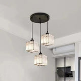Lámpara colgante de cristal moderna nórdica para comedor