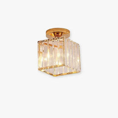 Lámpara de techo para pasillo moderna de cristal con LED