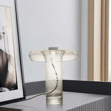 Lamparas para mesa de luz modernas con diseño de vidrio
