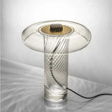 Lamparas para mesa de luz modernas con diseño de vidrio
