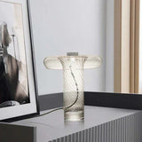 Lamparas para mesa de luz modernas con diseño de vidrio