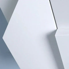 Aplique led pared interior diseño geométrico blanco moderno