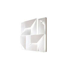 Aplique led pared interior diseño geométrico blanco moderno