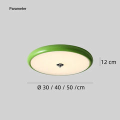 Lámpara Moderna LED de Techo con Diseño Redondo de Ondas de Agua para Dormitorio