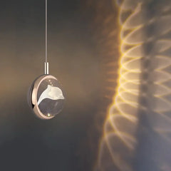 Lamparas mesita de noche colgantes diseño creativo con cristales