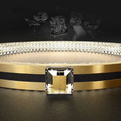 Ventilador de techo 5 aspas con luz estilo lujoso para dormitorio