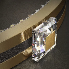 Ventilador de techo 5 aspas con luz estilo lujoso para dormitorio