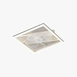 Plafon blanco redondo ventilador moderno para dormitorio