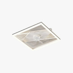 Plafon blanco redondo ventilador moderno para dormitorio
