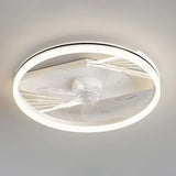 Plafon blanco redondo ventilador moderno para dormitorio