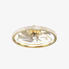 Lamparas doradas de techo estilo nórdico lujo cristal