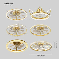 Lamparas doradas de techo estilo nórdico lujo cristal