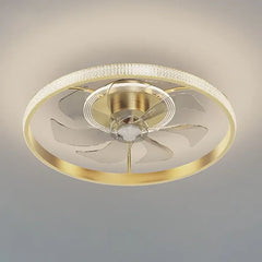 Lamparas doradas de techo estilo nórdico lujo cristal