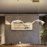 Lamparas colgantes de salon de diseño en forma de ola