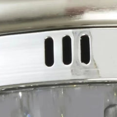 lamparas de techo cristal con ventilador invisible simplista