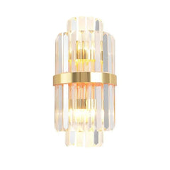 Aplique de pared dormitorio moderno cristal estilo ligero