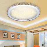Lámpara de Techo LED de Cristal Redonda Estilo Lujoso para Salón