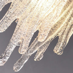 Lampara colgante dorado diseño creativo de cobre para dormitorio