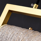 Lampara colgante dorado diseño creativo de cobre para dormitorio