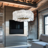 Lampara colgante circular led diseño creativo y moderno para comedor