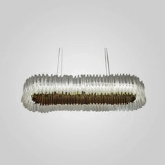 Lampara colgante circular led diseño creativo y moderno para comedor