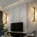 Apliques de pared cristal estilo moderno y ligero