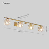 Apliques de pared baños estilo ligero con cristal