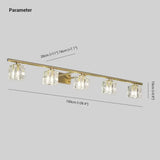 Apliques de pared baños estilo ligero con cristal