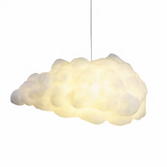 Lámpara Colgante en Forma de Nube LED Blanca para Dormitorio Infantil