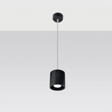 Lámpara Cilíndrica Colgante LED Diseño Minimalista para Isla de Cocina