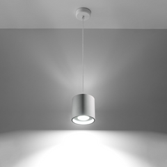Lámpara Cilíndrica Colgante LED Diseño Minimalista para Isla de Cocina