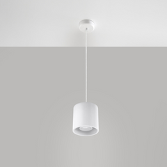 Lámpara Cilíndrica Colgante LED Diseño Minimalista para Isla de Cocina