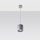Lámpara Cilíndrica Colgante LED Diseño Minimalista para Isla de Cocina