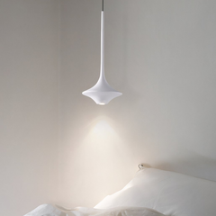 Lámpara Colgante LED de Estilo Nórdico Minimalista con Altura Regulable para Mesita de Noche