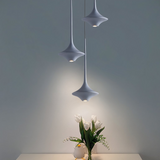 Lámpara Colgante LED de Estilo Nórdico Minimalista con Altura Regulable para Mesita de Noche