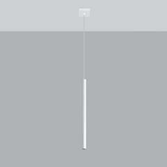 Lámpara Colgante Lineal LED Estilo Minimalista para Mesita de Noche