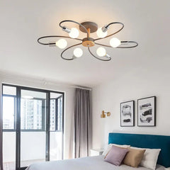 Lamparas para empotrar en plafon de diseño floral y multiple