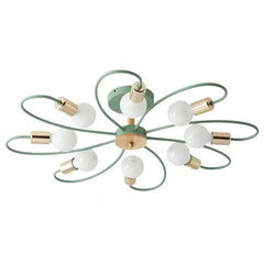 Lamparas para empotrar en plafon de diseño floral y multiple