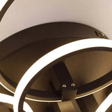 Lámpara de Techo LED Regulable con Diseño Moderno de Aro para Salón