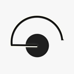 Apliques LED para pared diseño semicircular para dormitorio