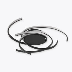 Lampara de techo de diseño moderno LED regulable de metal para dormitorio