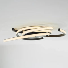 Lampara de techo de diseño moderno LED regulable de metal para dormitorio