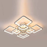 Lampara recibidor techo LED de diseño cuadrado creativo