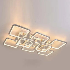 Lampara recibidor techo LED de diseño cuadrado creativo