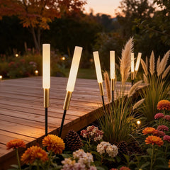 Luces solares para jardín LED IP65 modernas tipo caña