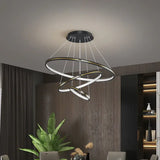 Lampara led circular colgante diseño creativo moderno