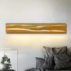 Apliques de madera para pared creativos y giratorios