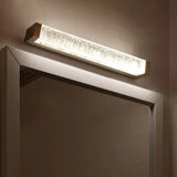 Apliques de luz para baños con cristal moderno