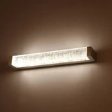 Apliques de luz para baños con cristal moderno
