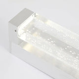 Apliques de luz para baños con cristal moderno